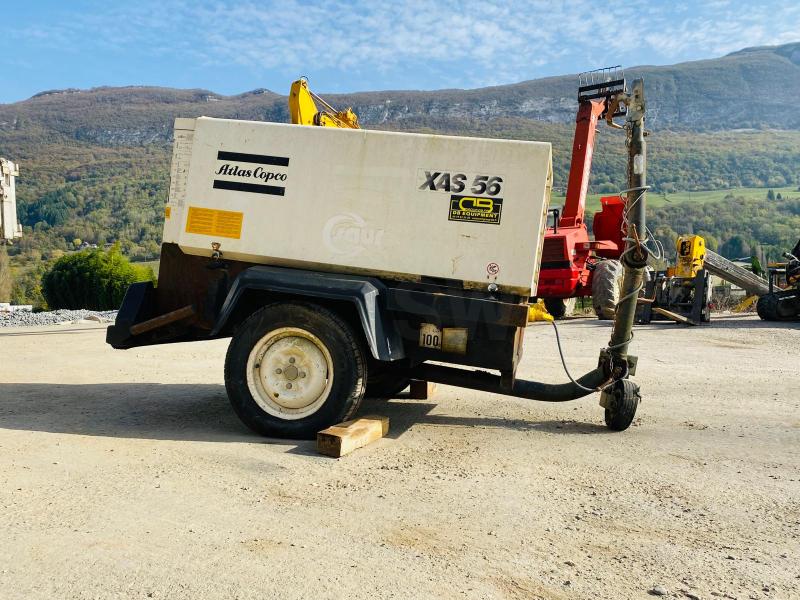 Matériel de chantier ATLAS COPCO XAS 56 Compresseur d'air sur roues