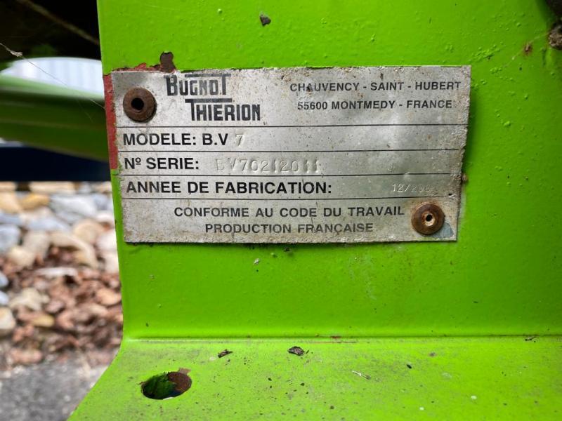 Équipements TP BUGNOT THIERION BV7 Broyeur de branche