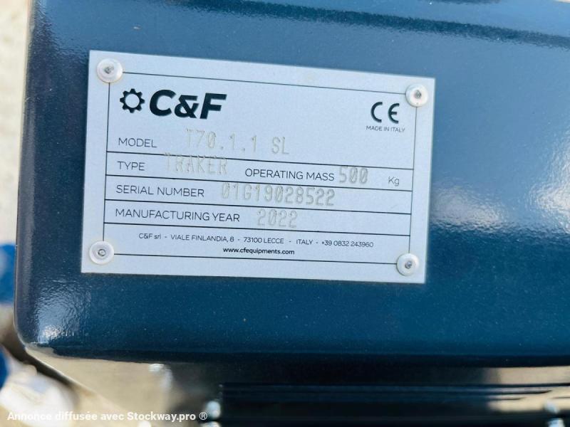 Photo C&F Brouette à chenille autochargeuse T70.1.1SL  (ETAT NEUF)  image 11/11
