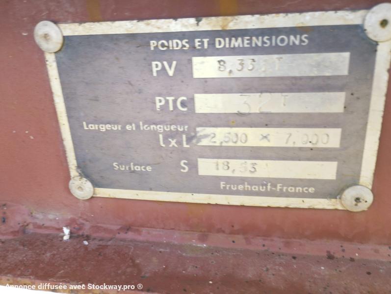 Photo FRUEHAUF Semi benne ED 32  image 8/11
