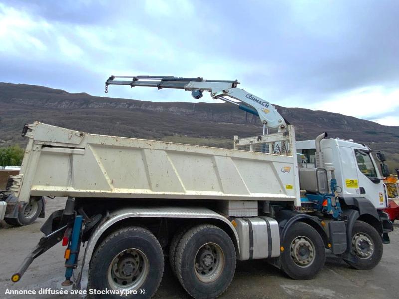 Photo Renault Kerax 8x4 520 BIBENNE CIF GRUE CORMACH image 11/28