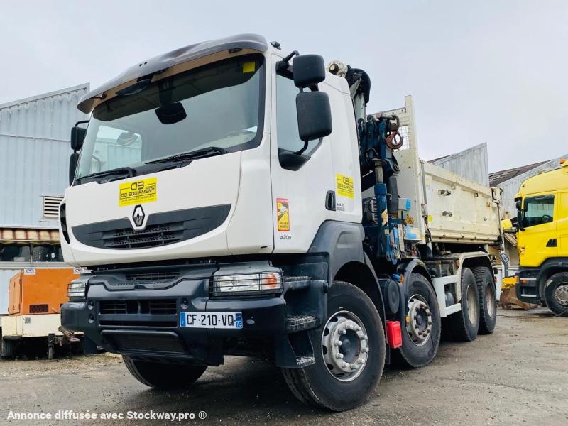 Photo Renault Kerax 8x4 520 BIBENNE CIF GRUE CORMACH image 8/28