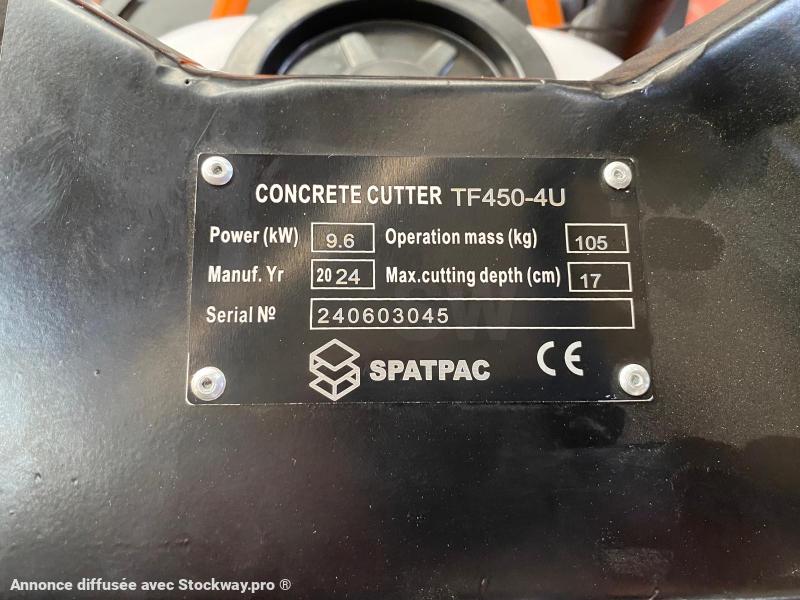Photo SPATPAC TF450-4U SCIE À SOL NEUVE  image 9/9