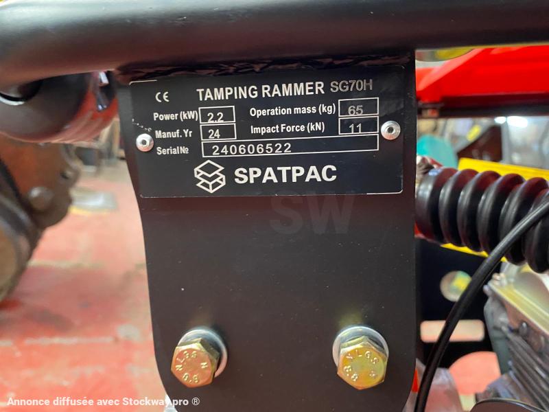 Photo SPATPAC SG70H PILONNEUSE NEUVE  image 8/8