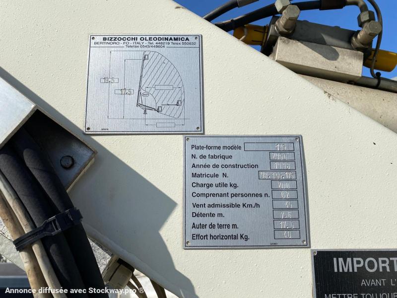 Photo MERCEDES CAMION NACELLE Sprinter 208 D 30N (NET DE TVA)  image 19/20