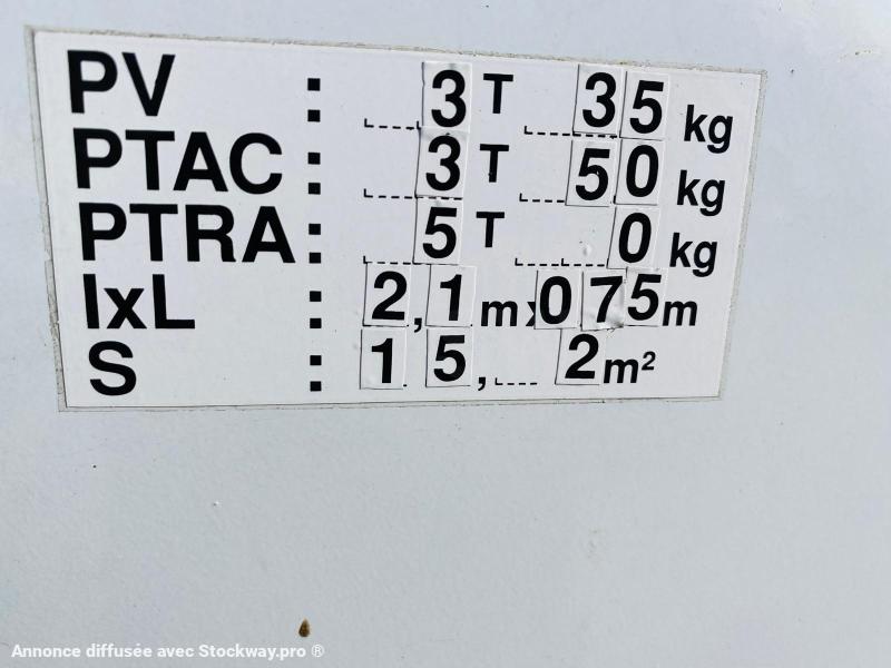 Photo MERCEDES CAMION NACELLE Sprinter 208 D 30N (NET DE TVA)  image 20/20