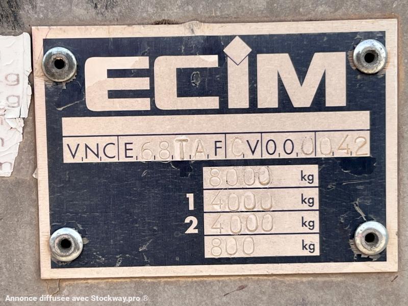 Photo E.C.I.M E68TAF Remorque porte engins 8T  image 16/16