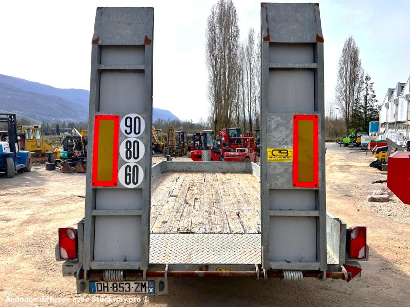 Photo E.C.I.M E68TAF Remorque porte engins 8T  image 3/16