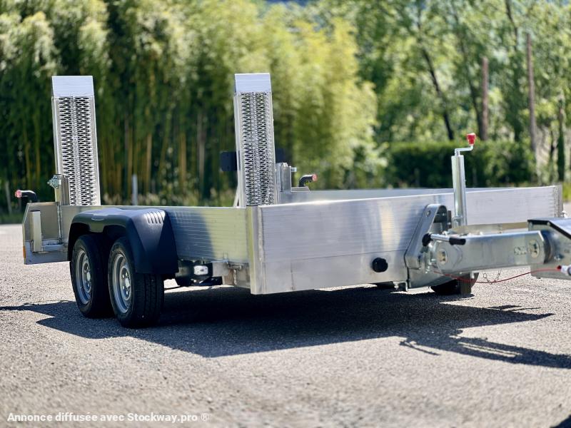 Photo DEFINITIVE CLM Remorque porte engin aluminium 3T5 FLY35  image 3/18