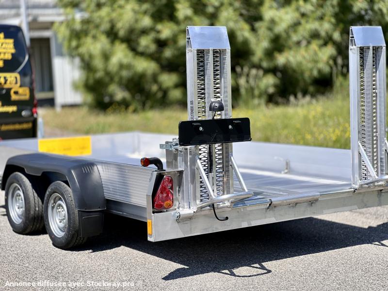 Photo DEFINITIVE CLM Remorque porte engin aluminium 3T5 FLY35  image 4/18