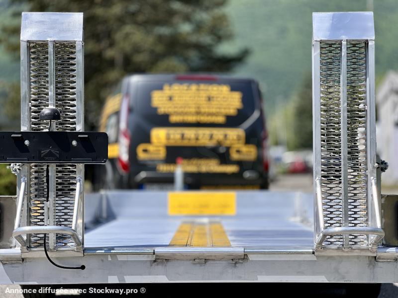Photo DEFINITIVE CLM Remorque porte engin aluminium 3T5 FLY35  image 5/18