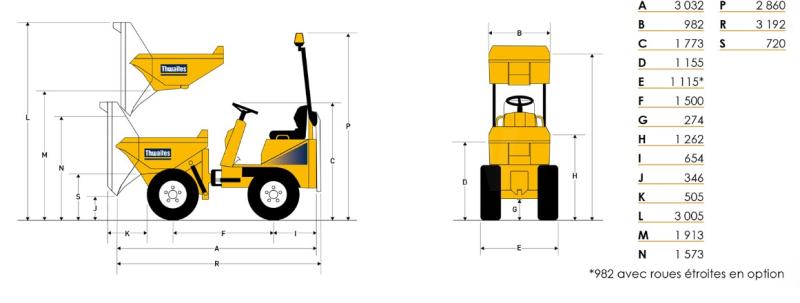 Photo Thwaites MACH 201 1T HI-TIP BENNE TELESCOPIQUE  image 22/23