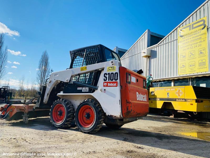 Photo BOBCAT S100 mini chargeuse sur pneu (AVEC ACCESSOIRES)  image 3/10