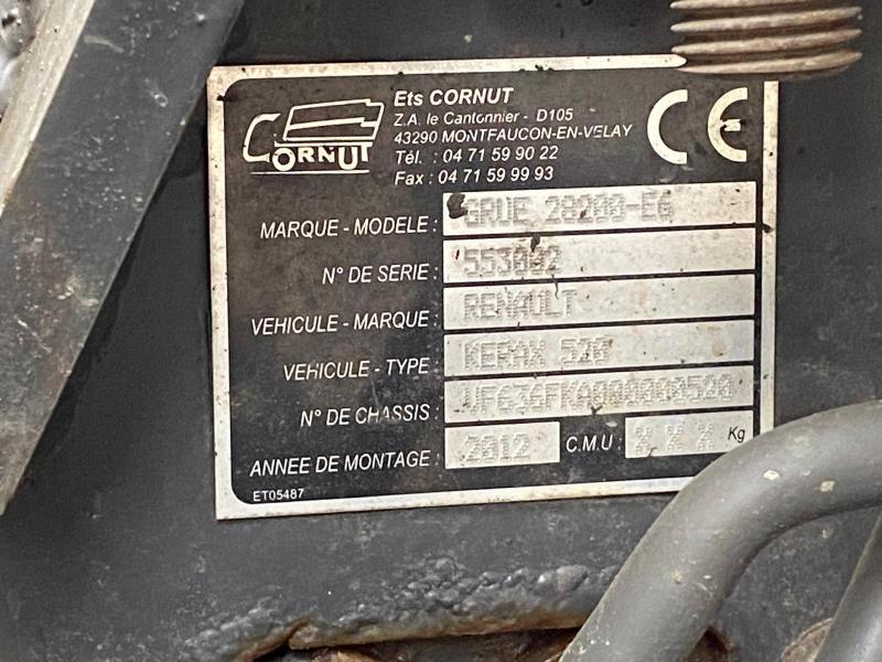 Camion RENAULT KERAX 8x4 520 BIBENNE CIF GRUE CORMACH