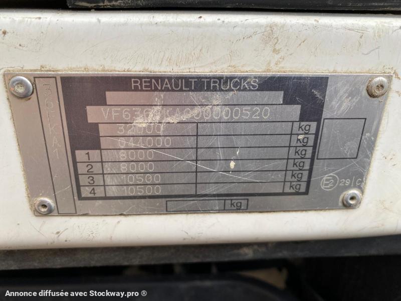 Photo RENAULT KERAX 8x4 520 BIBENNE CIF GRUE CORMACH  image 29/29