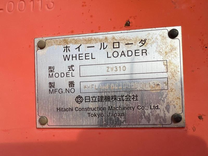 Chargeuse HITACHI ZW 310 Chargeuse 23T