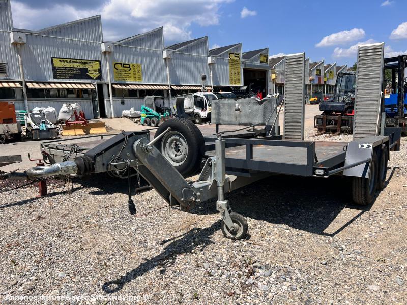 MANDRINOISE REMORQUE PORTE ENGINS 2 ESSIEUX 3T5 2020 