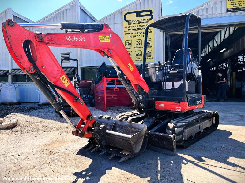 Kubota Series U U27-4 MINIPELLE 2,7T CANOPY
