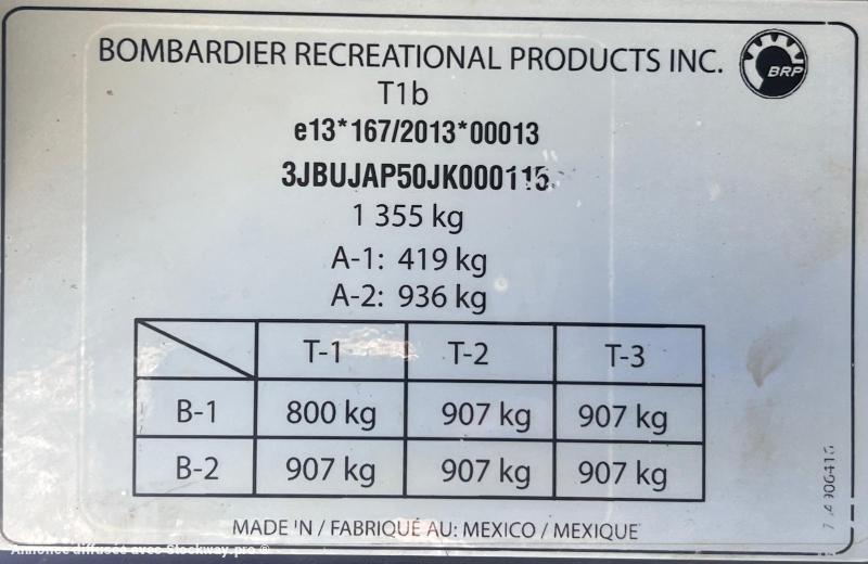 Photo CAN-AM TRAXTER PRO HD10 2018 QUAD BUGGY SSV  (PRIX NET DE TVA)  image 22/22