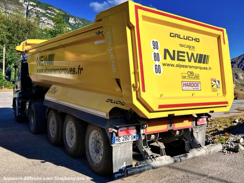 Photo Galucho SGB3 Semi-remorque benne TP 3 essieux  image 3/24