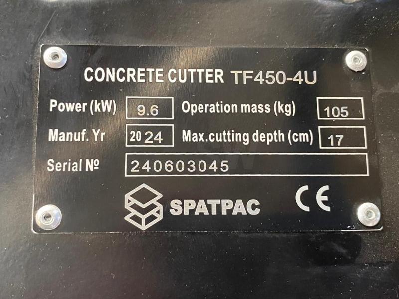Matériel de chantier Spatmat Scie à sol SPATMAT TF450