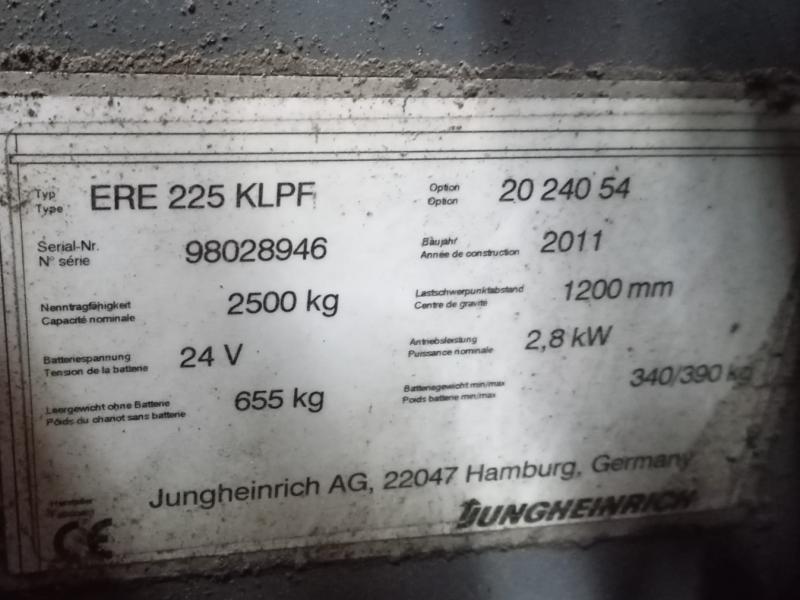 Gerbeur Jungheinrich ERE225 Gerbeur transpalette électrique