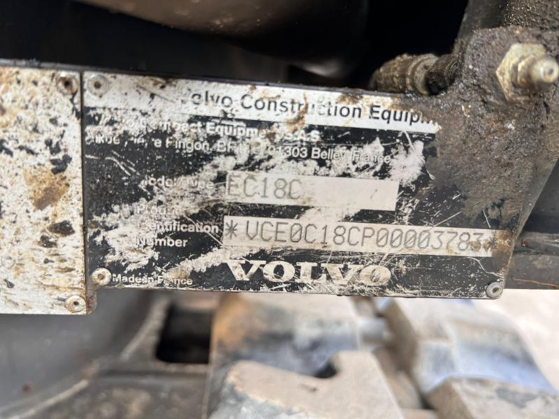 Pelle Volvo EC18C Mini pelle 1,8T