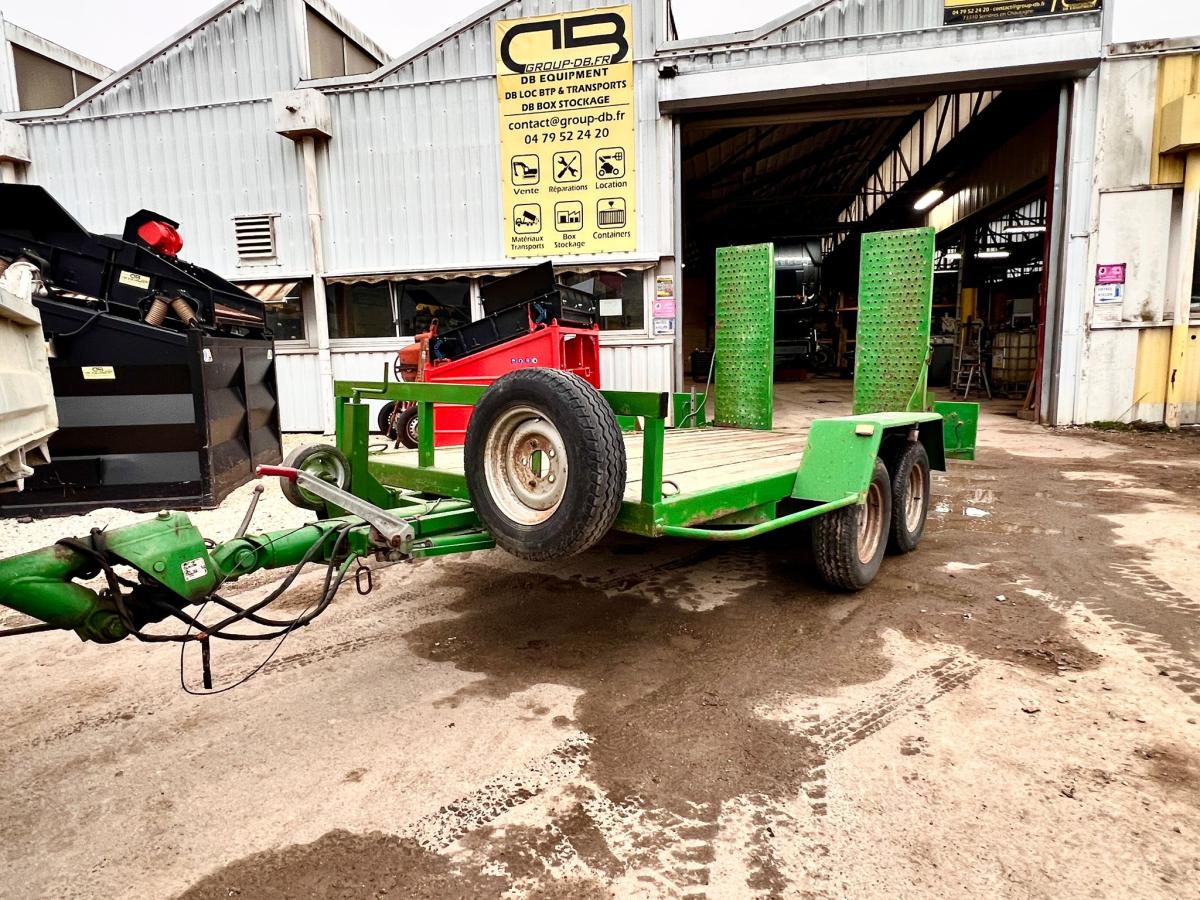 Bouveret R23200 REMORQUE PORTE ENGIN 2 ESSIEUX 3,2T