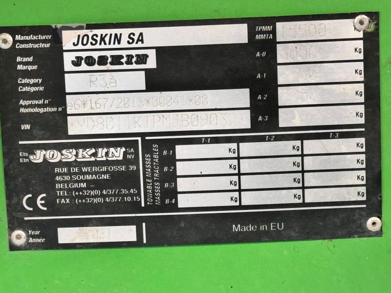 Remorque agricole JOSKIN Trans-KTP 11/45 Remorque agricole 2essieux 11T