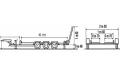 Remorque Moiroud TR3500 Remorque porte-engins 3,5T 3 essieux neuve MOIROUD
