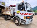 Camion Mercedes ATEGO 1218 Camion benne grue grappin hayon