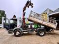 Camion Mercedes ATEGO 1218 Camion benne grue grappin hayon
