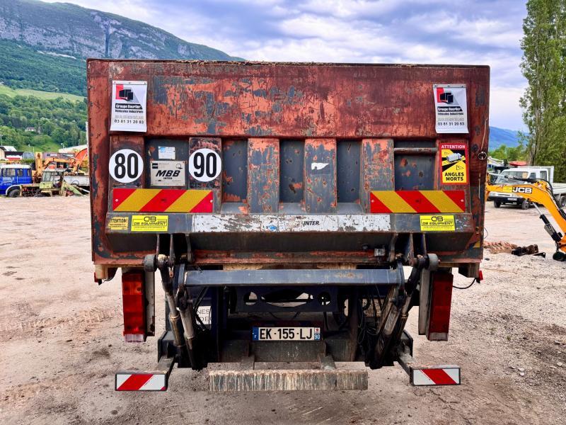 Camion Mercedes ATEGO 1218 Camion benne grue grappin hayon