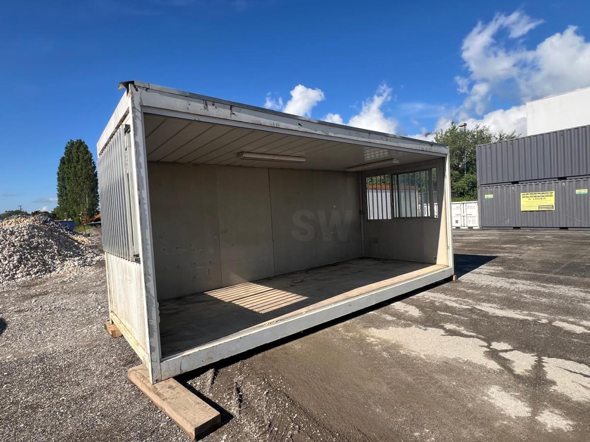 Matériel de chantier Bungalow cabane de chantier double 6x4,9m