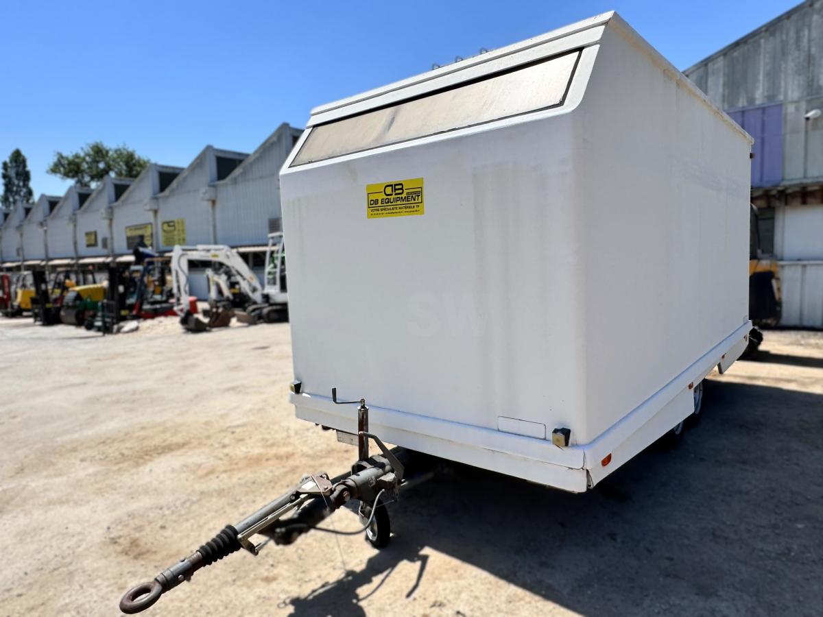 JCR                 M490PA Remorque cabane de chantier 2 essieux