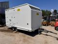 Matériel de chantier JCR M490PA Remorque cabane de chantier 2 essieux