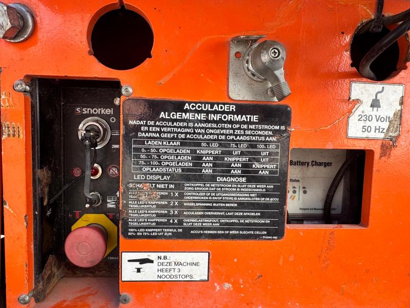 Nacelle Snorkel S4732E Nacelle ciseaux électrique 12m