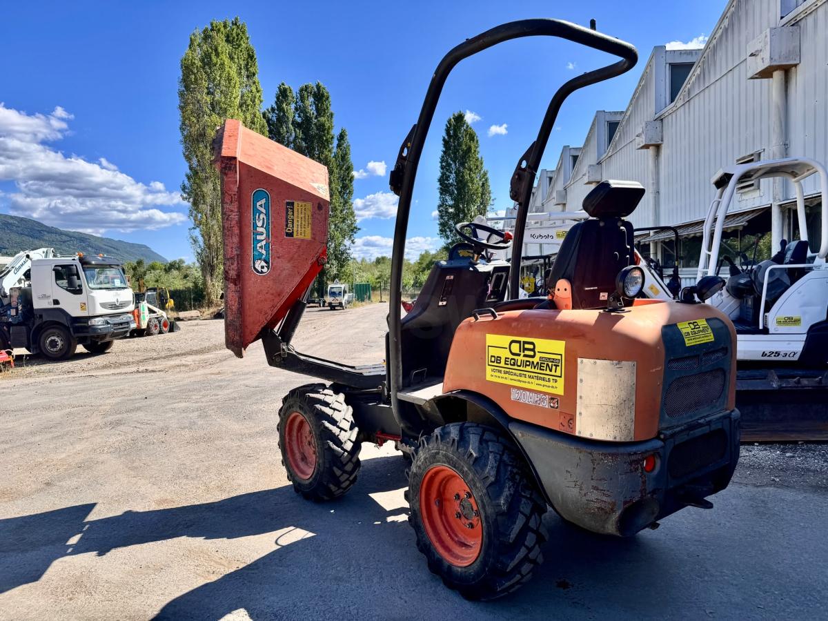 Tombereau Ausa 120 AHG Dumper articulé 4x4 à benne gyroscopique