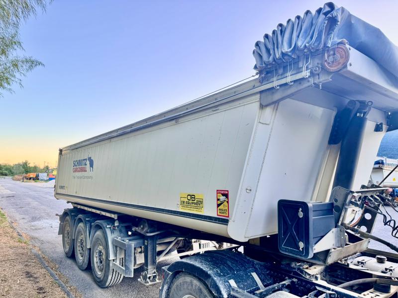 Semi-remorque Schmitz Cargobull SKI24 Semi-remorque benne TP aluminium