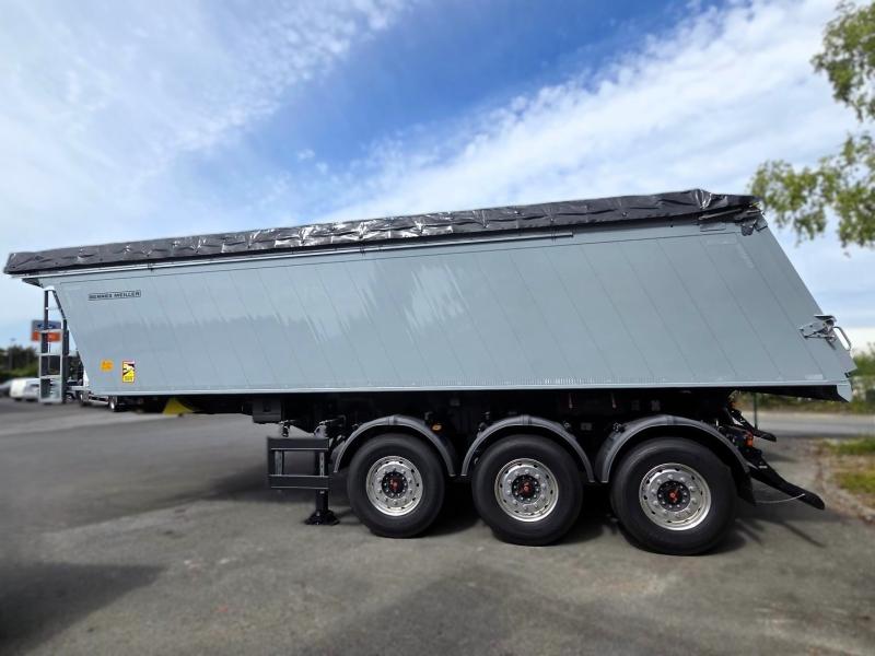 MEILLER KIPPER                 MHK44 Semi remorque benne TP aluminium porte pendulaire