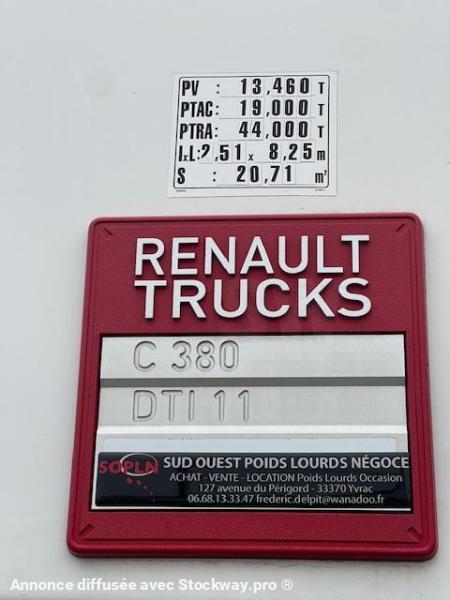 Photo Renault Gamme C 380 image 19/21