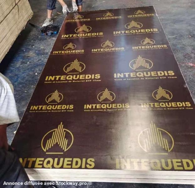 Photo Intequedis Coffrage - CONTRE PLAQUE 15 mm 1.25 x 2.50 m - 220 gr/m²  image 6/7