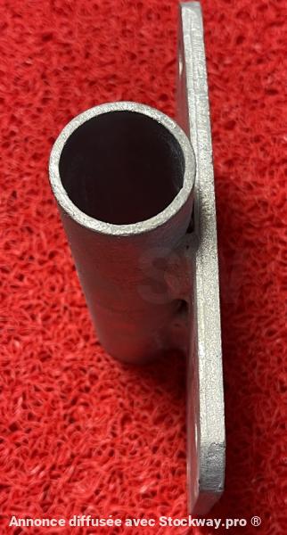 Photo Intequedis Sécurité - Support Platine pour Potelet - Enfichage 25 mm  image 3/6