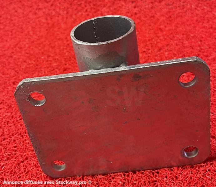 Photo Intequedis Sécurité - Support Platine pour Potelet - Enfichage 25 mm  image 4/6
