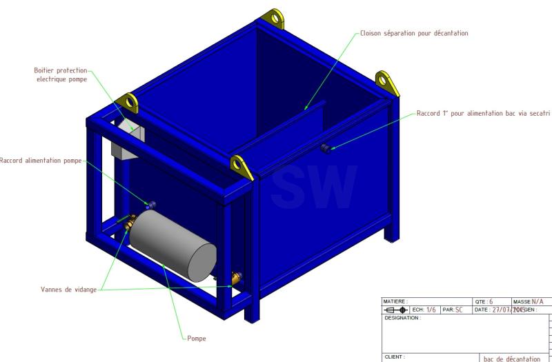 Photo Intequedis BAC DE DECANTATION  image 2/4