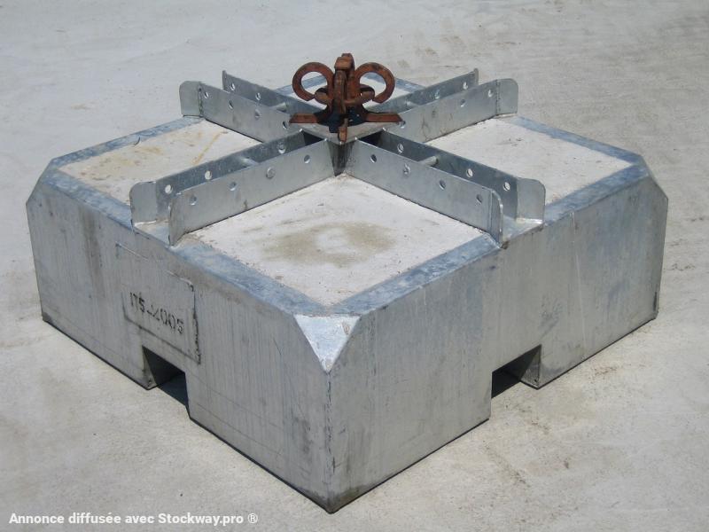 Photo Intequedis Lest Béton Coque Acier 1T500  image 3/3