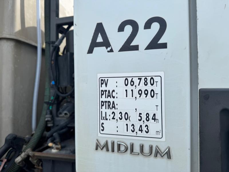 Engin de voirie Renault Midlum 220 Camion balayeuse
