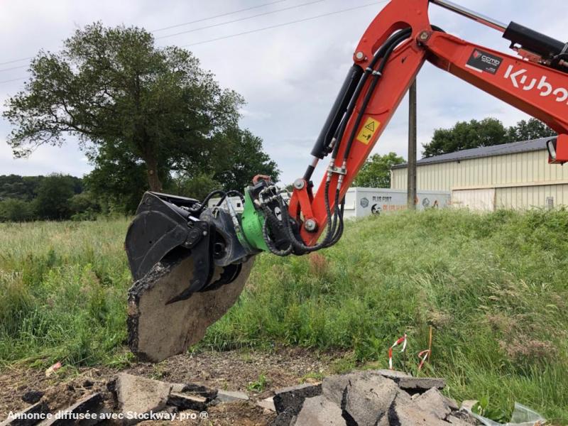 Photo ONE TP Attache rotative ROTO-ONE pour pelle 2 à 3,5 tonnes  image 2/10