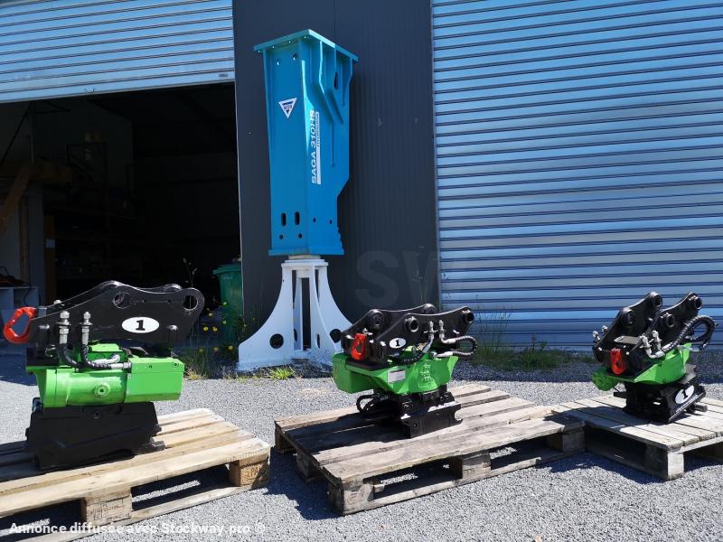 Photo ONE TP Attache rotative ROTO-ONE pour pelle 2 à 3,5 tonnes  image 7/10