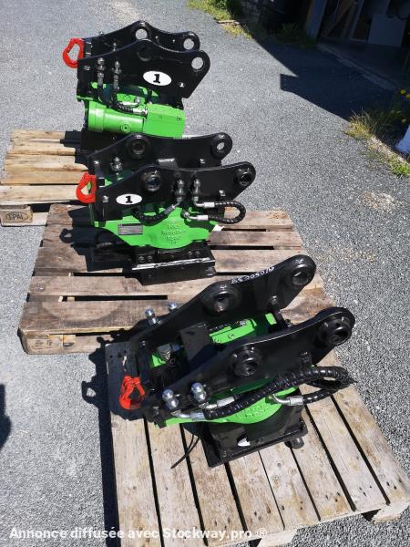 Photo ONE TP Attache rotative ROTO-ONE pour pelle 2 à 3,5 tonnes  image 8/10